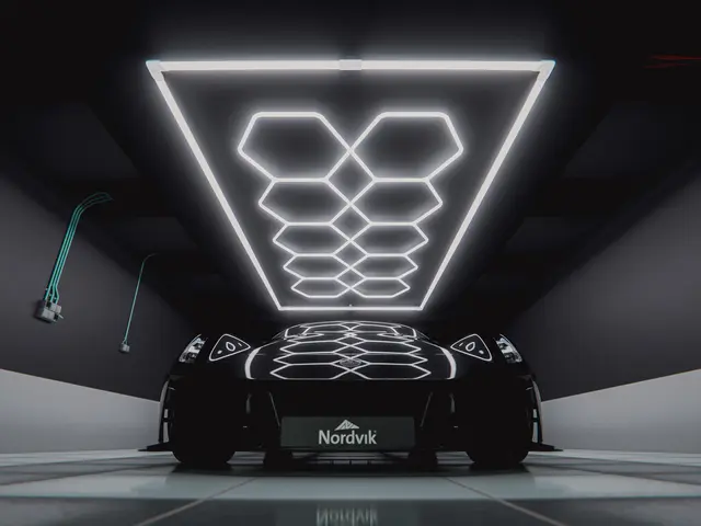 Sinostar HEX 10-4 Hexagonlys Taklys med hexagonform - LED inkl ramme 