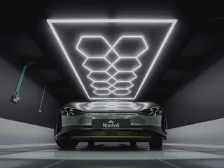Sinostar HEX 10-4 Hexagonlys Taklys med hexagonform - LED inkl ramme