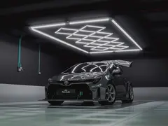 Sinostar Diamond 14 Hexagonlys Taklys med diamantform- LED inkl ramme