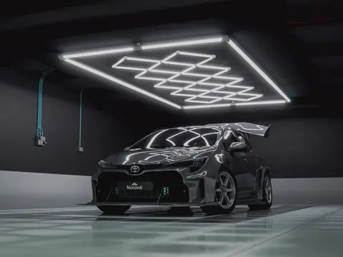 Sinostar Diamond 14 Hexagonlys Taklys med diamantform- LED inkl ramme