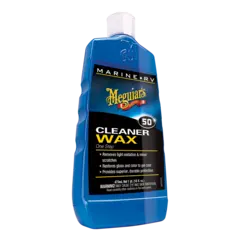 Meguiars Marine One Step Cleaner Wax Polish til b&#229;t og bobil, 473ml
