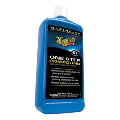 Meguiars Marine One Step Compound 1-stegs poleringsmiddel til b&#229;t, 946ml