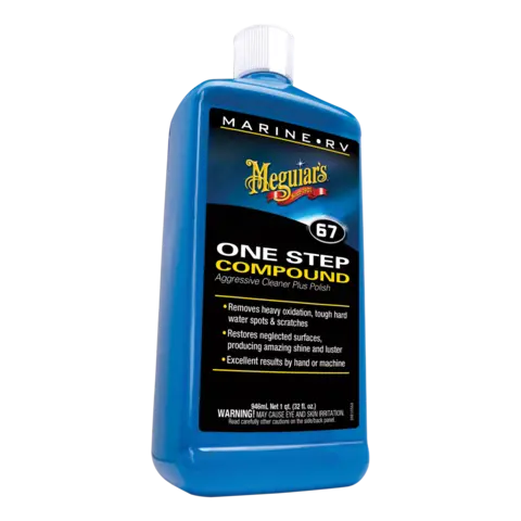 Meguiars Marine One Step Compound 1-stegs poleringsmiddel til b&#229;t, 946ml