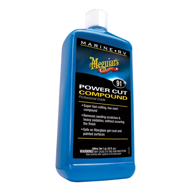 Meguiars Marine Power Cut Compound Kraftig poleringsmiddel til båt,945ml 