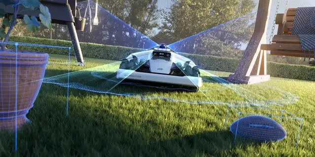 Mammotion Luba 3 AWD 10000 robotklipper Verdens første robotklipper m Tri-Fusion 