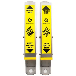 Gloss Factory Matteklyper 2pk. Praktiske matteklyper i rustfritt st&#229;l