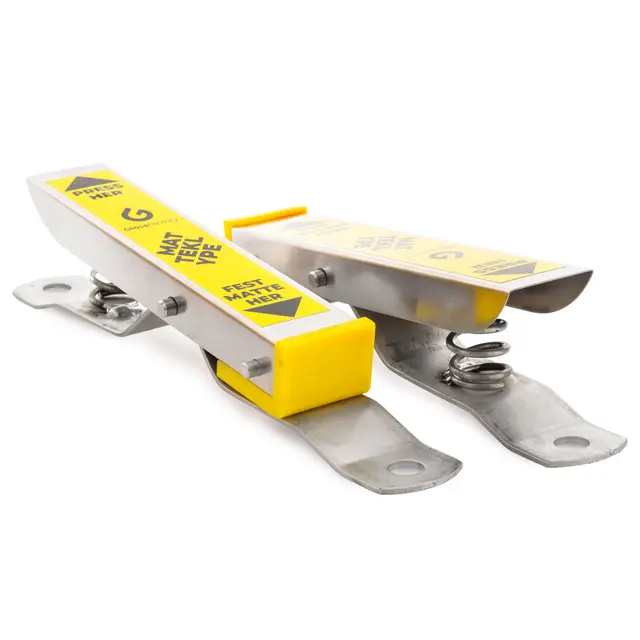 Gloss Factory Matteklyper 2pk. Praktiske matteklyper i rustfritt stål 
