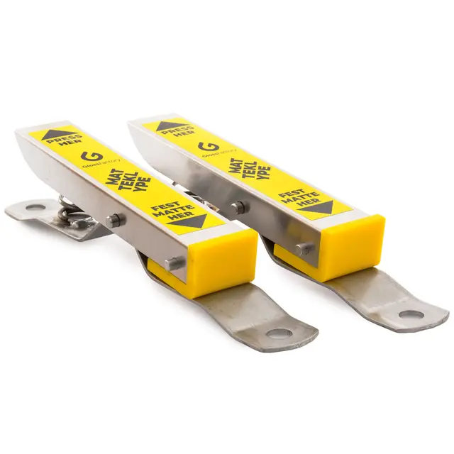 Gloss Factory Matteklyper 2pk. Praktiske matteklyper i rustfritt stål 