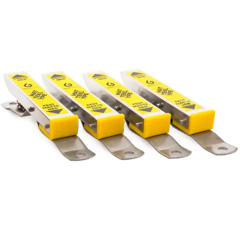 Gloss Factory Matteklyper 4pk. Praktiske matteklyper i rustfritt st&#229;l