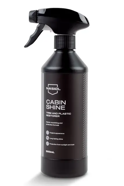 Nasiol CabinShine beskyttelsesspray - plast, vinyl/gummi 