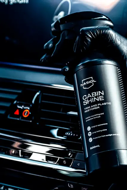 Nasiol CabinShine beskyttelsesspray - plast, vinyl/gummi 