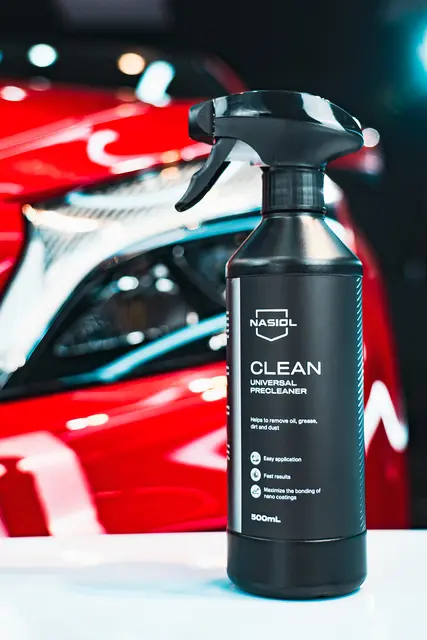 Nasiol Clean Ceramic Pre-Coating Overflaterens før påføring av coating 