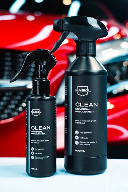 Nasiol Clean Ceramic Pre-Coating Overflaterens før påføring av coating 