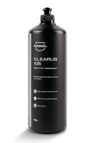 Nasiol CleaRub 105 – Heavy Cut Compound Grov poleringscompound - 1 L