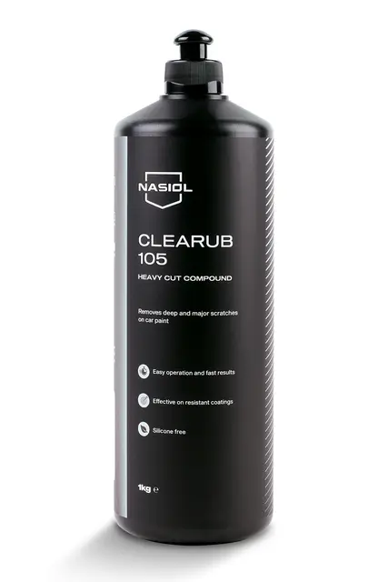 Nasiol CleaRub 105 – Heavy Cut Compound Grov poleringscompound - 1 L 
