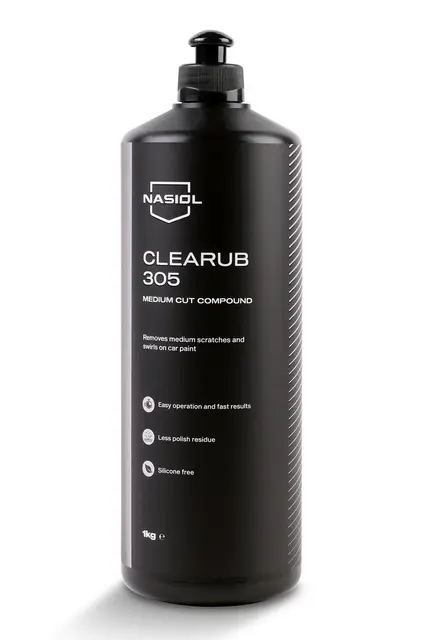 Nasiol CleaRub 305 – Medium Cut Compound Medium cut poleringscompound - 1 L 