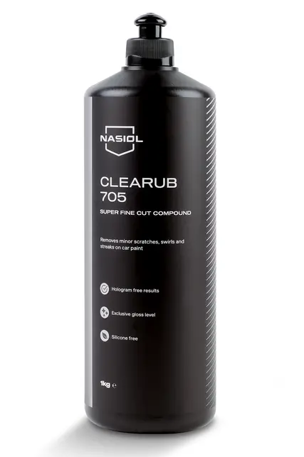 Nasiol CleaRub 705 – Super Fine Cut Superfin poleringscompound - 1 L 