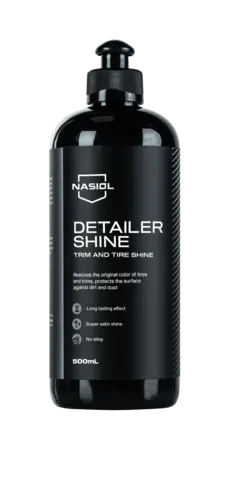 Nasiol DetailerShine 0,5 l Glansfornyer for dekk og utvendige plast