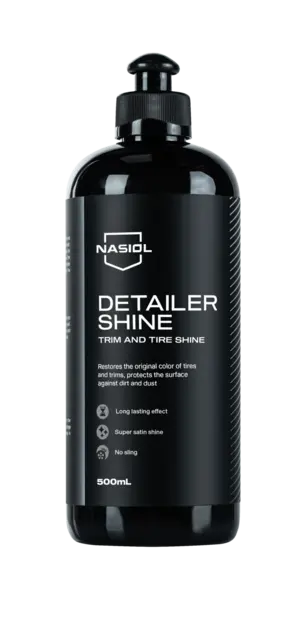 Nasiol DetailerShine 0,5 l Glansfornyer for dekk og utvendige plast 