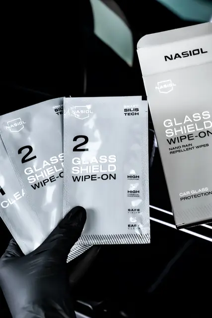 Nasiol Glasshield Wipe-On Nano-basert regnavviser for frontrute 