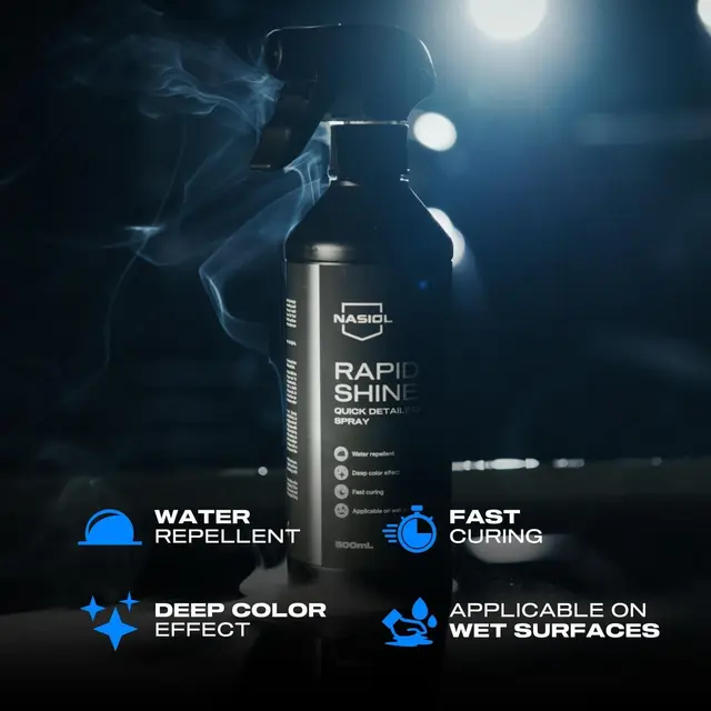 Nasiol Rapidshine Car Quick Detailer Vannbasert quick detailer-spray 0,5 L 