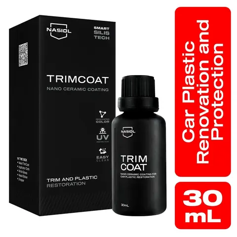 Nasiol TrimCoat 30 ml Nano-keramisk for plast, vinyl og gummi