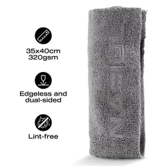 Nasiol Wipe&amp;Buff 40*40 c Lys grå Mikrofiberklut coating - 10 stk
