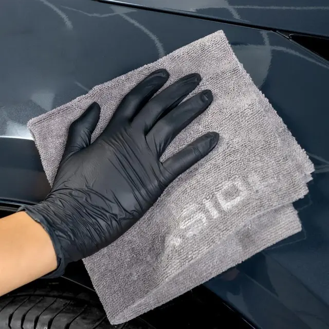 Nasiol Wipe&Buff 40*40 c Lys grå Mikrofiberklut coating - 10 stk 