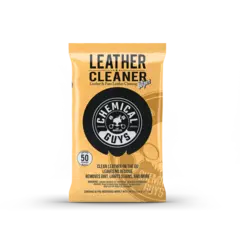 Chemical Guys Leather Cleaner Car Wipes For L&#230;r, kunstig l&#230;r og vinyl, 50 stk