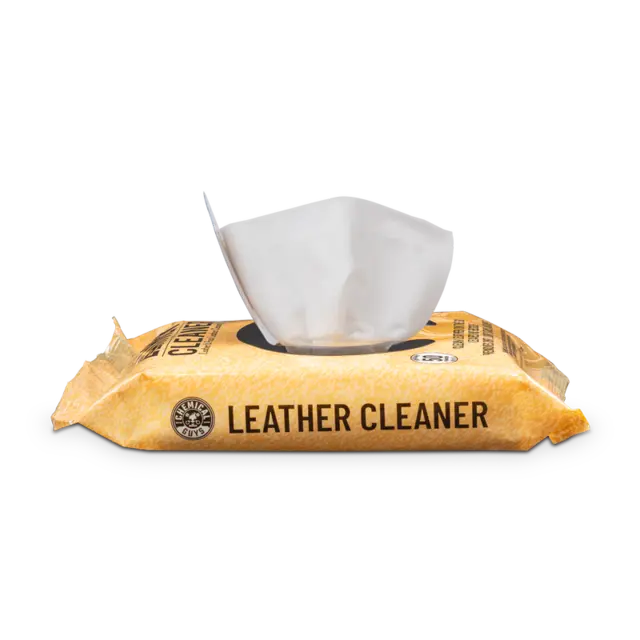 Chemical Guys Leather Cleaner Car Wipes For Lær, kunstig lær og vinyl, 50 stk 