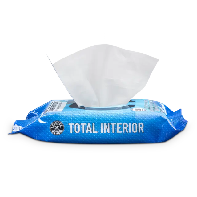 Chemical Guys Leather Cleaner Car Wipes For Lær, kunstig lær og vinyl, 50 stk 