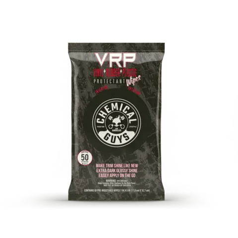 Chemical Guys VRP Wipes Utv og inv plastfornyer, 50stk