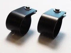 Antec Lyktefester 51mm Sort Syrefast stål. Sort. Par.