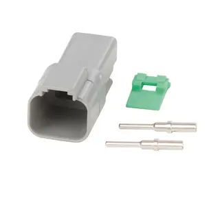 Deutch 2-pin hun-kontakt Komplett kontakt med kabelsko