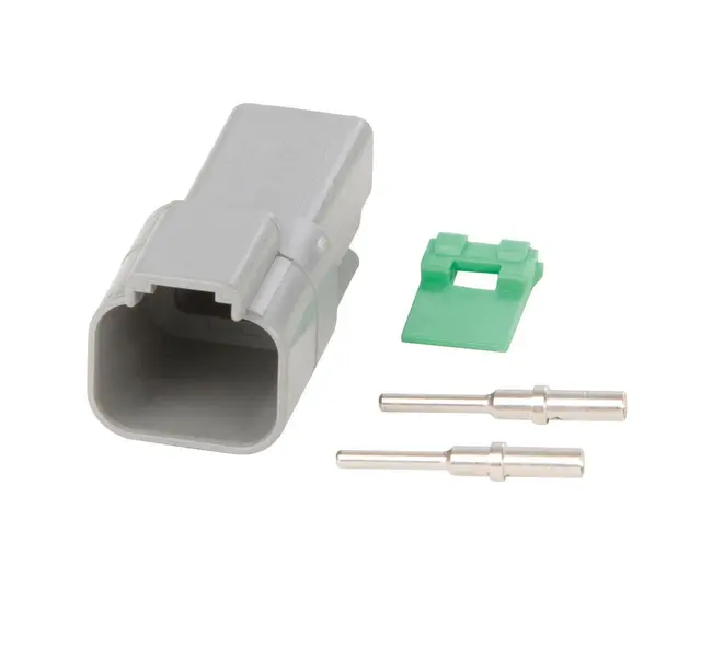 Deutch 2-pin hun-kontakt Komplett kontakt med kabelsko 