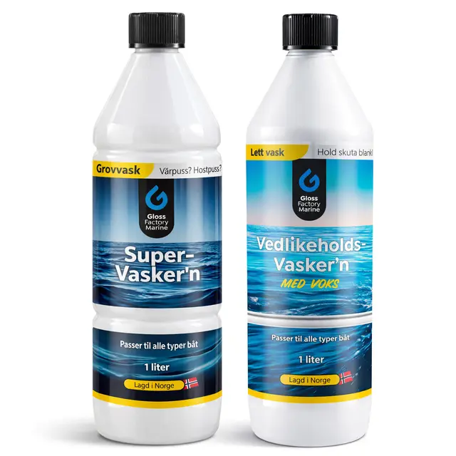 Gloss Factory Båtvaskepakke Grundig og vedlikeholdsvask av båten 