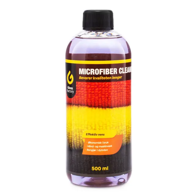 Gloss Factory Microfiber Cleaner Spesialvaskemiddel for mikrofiber, 500ml 