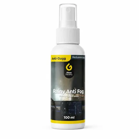 Gloss Factory Rainy Anti-Fog Eliminerer innvendig dugg, 100 ml.