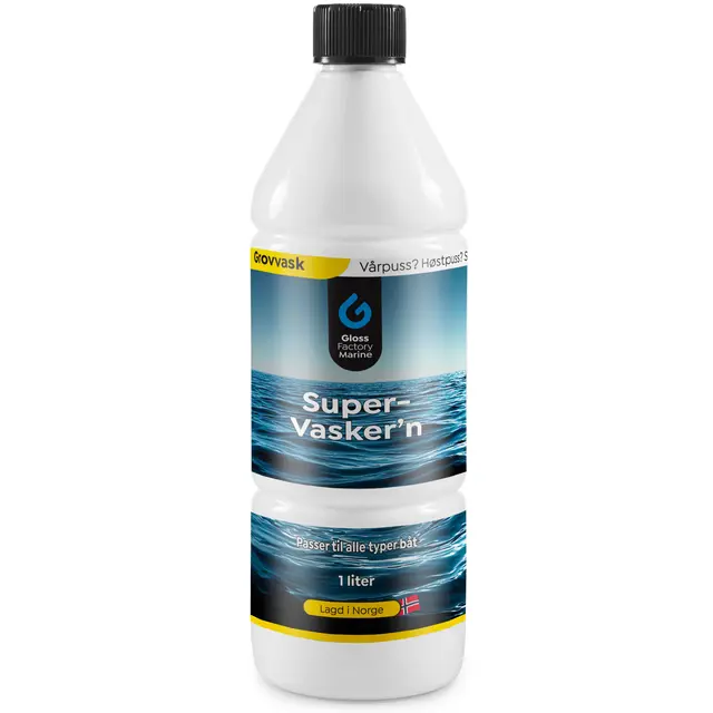 Gloss Factory Super-Vasker'n 1L Kraftig og konsentrert grovvask 