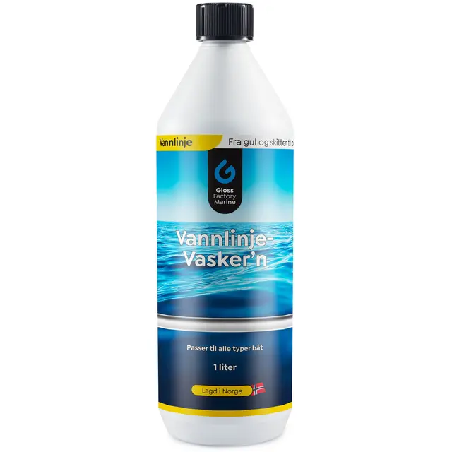Gloss Factory Vannlinje-vasker'n 1L Syrebasert rengjøringsmiddel 