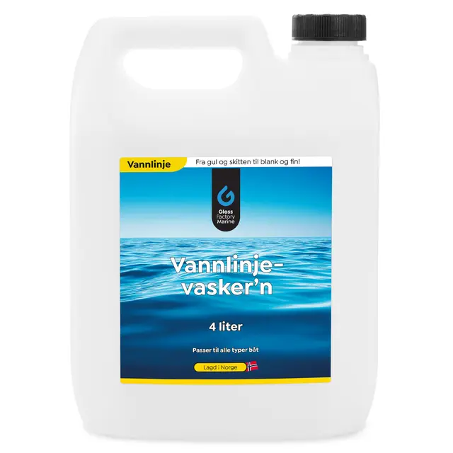 Gloss Factory Vannlinje-Vasker'n 4L Syrebasert rengjøringsmiddel 