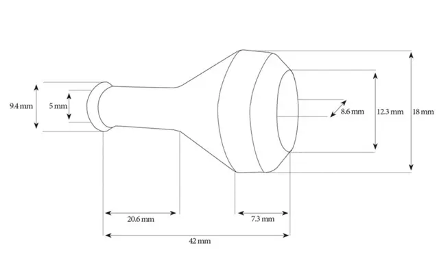 Hylse for kontakt hus Gummi hylse for DT2 kontakter Han/Hun 