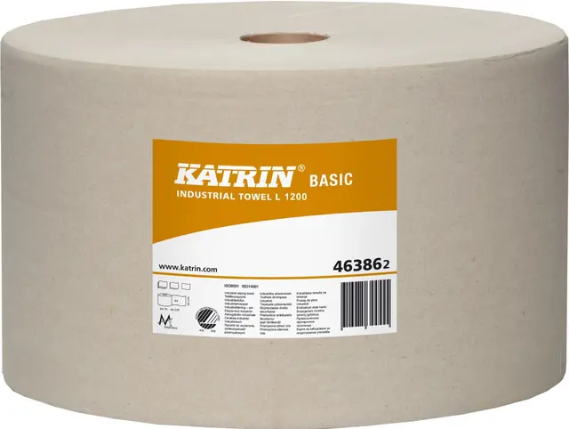 Katrin Basic Verkstedpapir 1-lags industripapir Grått  - 1200 meter 