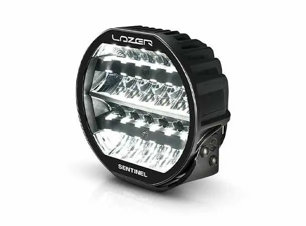 Lazer Sentinel 9 "Limited Green" Grønt og hvitt parklys 17020 Lumen. 