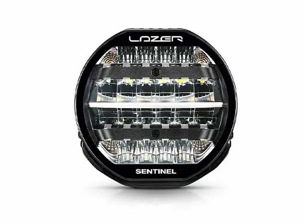 Lazer Sentinel 9 "Limited Green" Grønt og hvitt parklys 17020 Lumen. 
