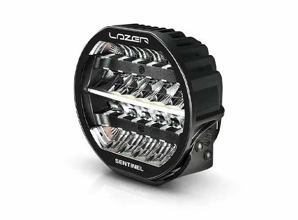 Lazer Sentinel 9 "Limited Green" Grønt og hvitt parklys 17020 Lumen. 