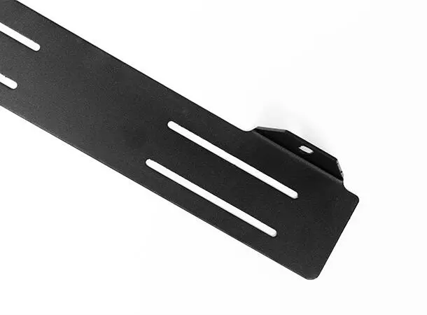 Skiltbrakett Rustfri Til to lamper. Sortlakkert. 