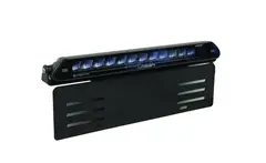 Skiltbrakett til Lazer ® Linear 12 Sidemontering. Rustfri, sort.