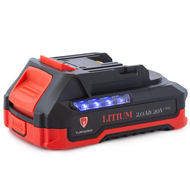 Turisimo 2.0Ah Batteri 20V Kompakt Li-ion batteri 