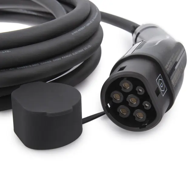 Turisimo EV-ladekabel 2,5m type 2 – 32A Alltid klar til lading 